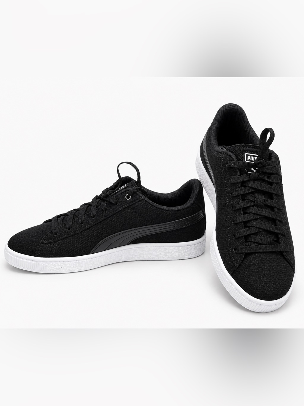 Puma Basket Remaster Women&acirc;s Sneakers BlackWhite Size 9